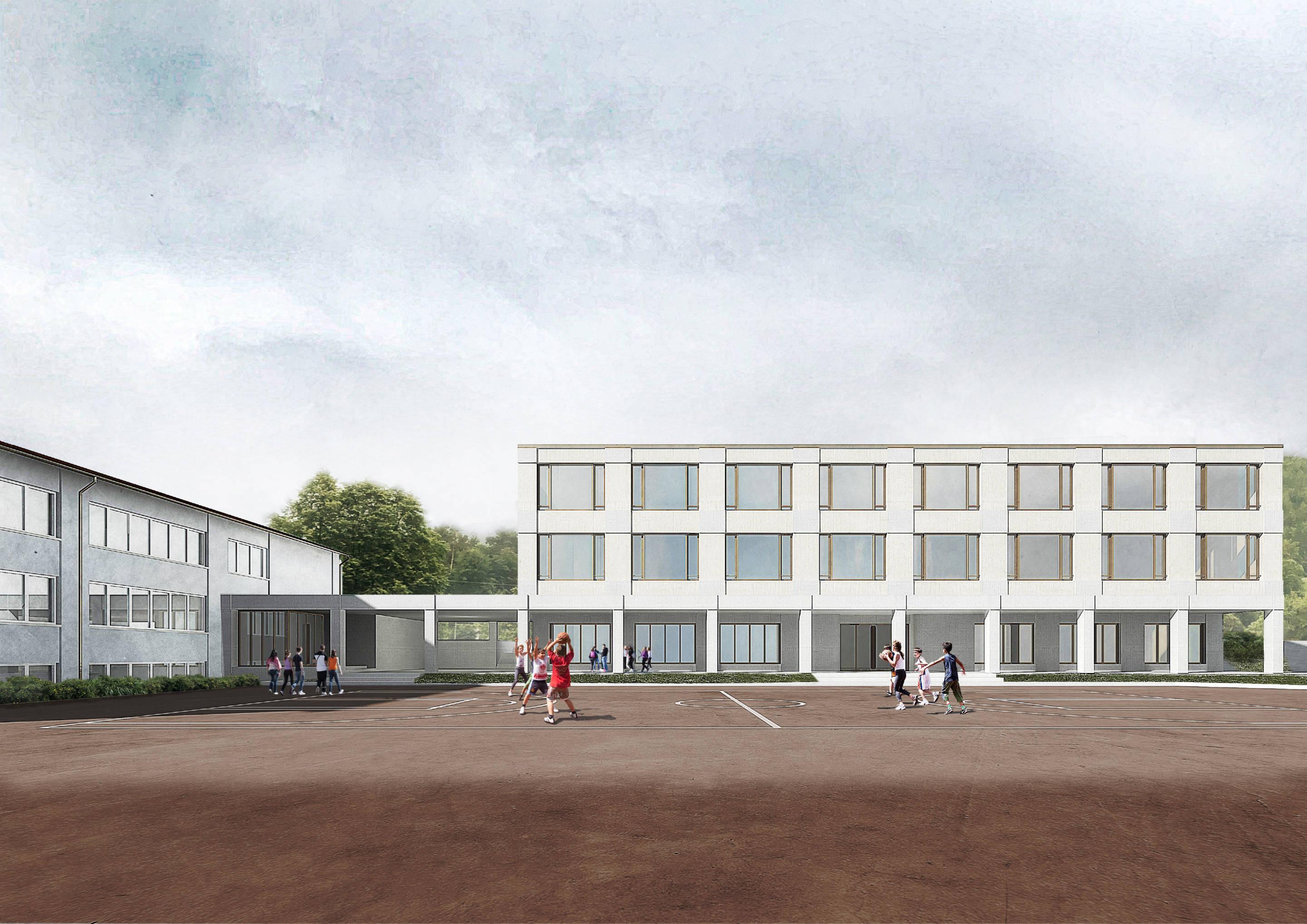 Offener Projektwettbewerb – Neubau Schulhaus, Courrendlin