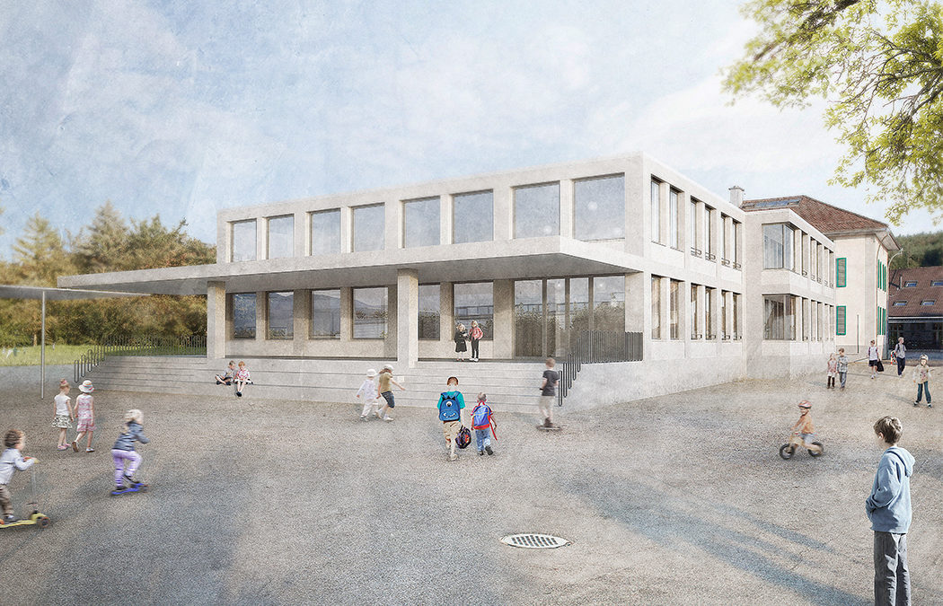 Wettbewerb Neubau Schulhaus, Kestenholz