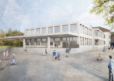 Wettbewerb Neubau Schulhaus, Kestenholz