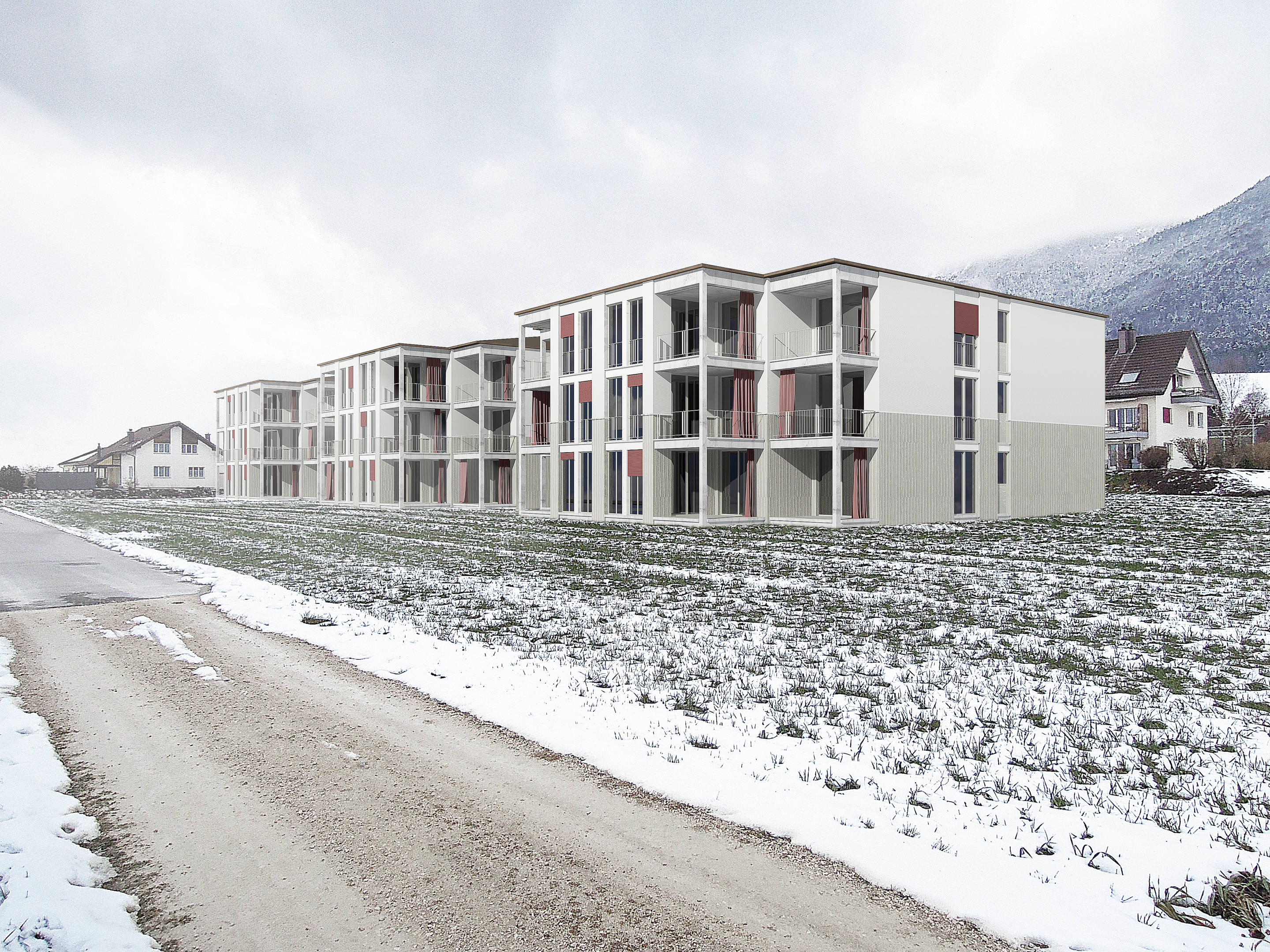 Machbarkeitsstudie Neubau Wohnsiedlung, Lommiswil – HSB Architekturbüro